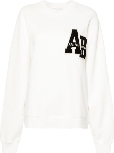 Maglie Miles Oversized Sweatshirt Letterman - Off White A0810074ofw1