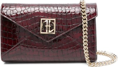 Borse a mano Small Elly Clutch - Burgundy Embossed A1310823bgn1