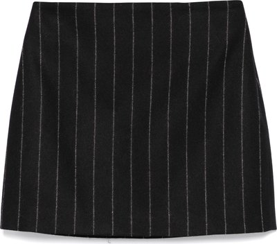 Corte Tierra Skirt - Dark Grey Pinstripe A0410810dgy14