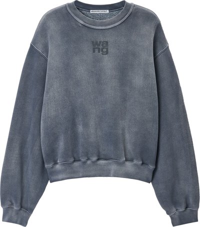 Maglie Essential Terry Crew Sweatshirt w/ Puff Paint Logo 4cc3241518