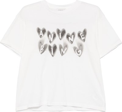 T-shirt Cade Tee Hearts - Ivory A0810465ivy1