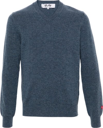 Maglie Sweater Small Red Emblem Knit Axn090051