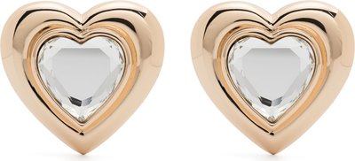 Orecchini Orecchini a Cuore di Cristallo d'Oro Rs25601egd