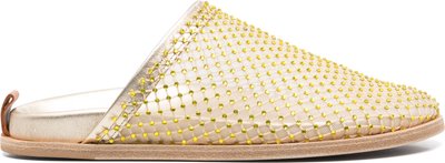 Mocassini Strass Mesh Flat Sabot 13693myshoes