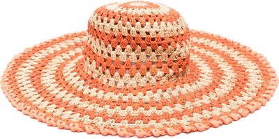 Cappello da Sole a Tesa Larga in Raffia Flame 4309a