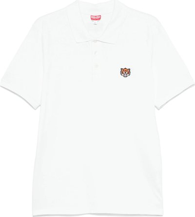 T-shirt Gots Kenzo Happy Tiger Embroidered Slim Polo Ff55po5434pu