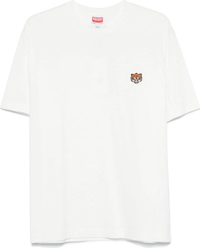 T-shirt Gots Kenzo Happy Tiger Embroidered Classic Tshirt Ff55ts5274sg