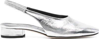 Ballerine Dua Crackle Laminated Calf Leather Silver A11flglvr25ro150ss25920068