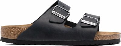 Ciabatte Arizona Black, Oiled Leather 552113
