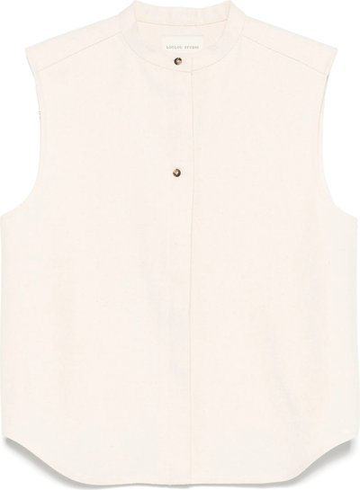 T-shirt Sleeveless Boxy Blouse Lino
