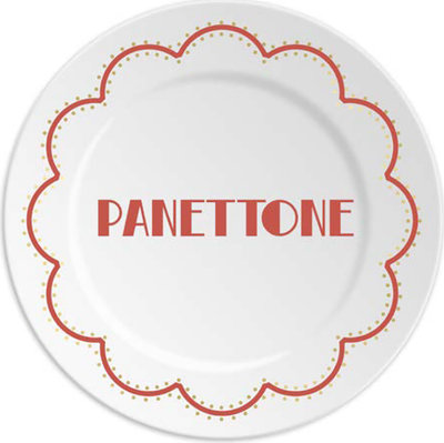 Piatto in porcellana 16 cm PANETTONE