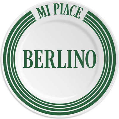 Piatto in porcellana 16 cm MI PIACE BERLINO