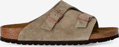 Ciabatte Zürich Taupe, Suede Leather 050463