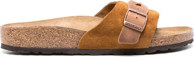 Ciabatte Oita Braided Mink, Suede Leather 1026742