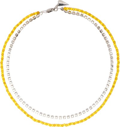 Collane Strass And Beads Necklace 13679myjewel