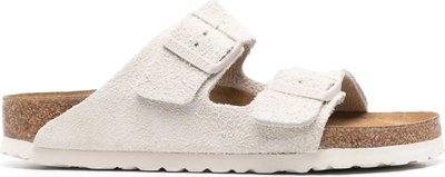 Ciabatte Arizona Sfb Antique White, Suede Leather 1024516