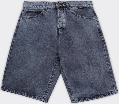 Casual Shorts Loose Denim Grey Bleach
