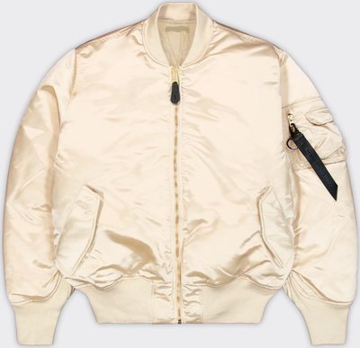 Giacche Giacca Bomber Ma-1 3m Flight Jacket Vintage White