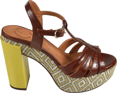 Décolleté Chie Mihara Scarpe Con Tacco Giallo
