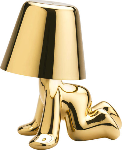 Lampade da tavolo Lampada Golden Brothers Ron, oro