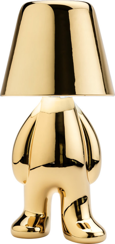 Lampade da tavolo Lampada Golden Brothers Tom, oro