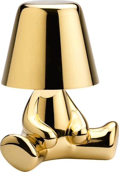 Lampade da tavolo Lampada Golden Brothers Joe, oro