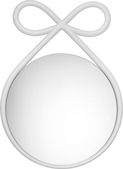 Specchio Ribbon, bianco