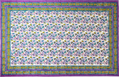 Plaid e Teli Usseaux - mezzero blue purple 180x270