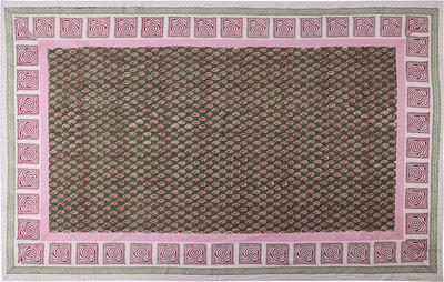 Plaid e Teli Mezzero Cisternino rosa e verde