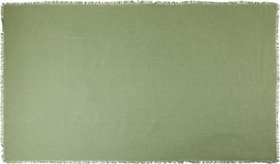 Tovaglie e Runner Fagnes - tovaglia 150x300 cotone in cotone verde con frange