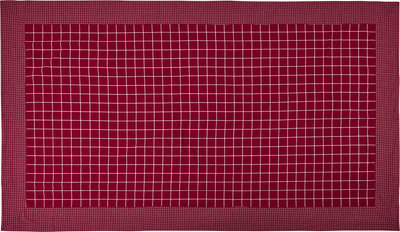Tovaglie e Runner Villers - tovaglia di cotone 150x300 tessuto quarettato rosso