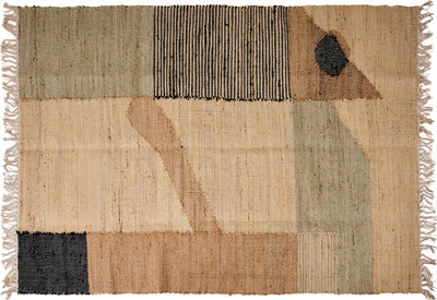 Tappeti Sfax - tappeto astratto tonalita' beige, marrone, nero