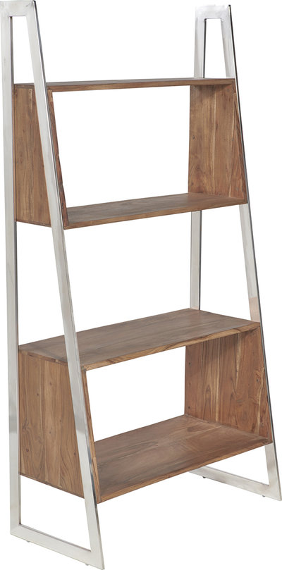 Mensole e Scaffali Etagere obliqua in legno e metallo