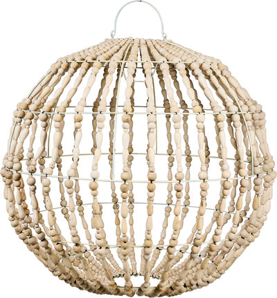 Lampade a sospensione Bubbles - paralume planetario palline e ovali in legno naturale