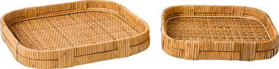 Accessori Adios - vassoi set 1/2 rattan