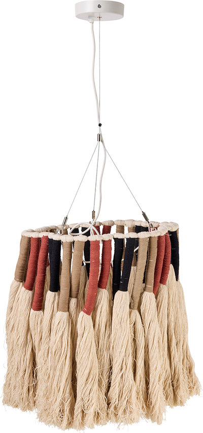 Lampade a sospensione Nairobi - lampada da soffitto frange cotone