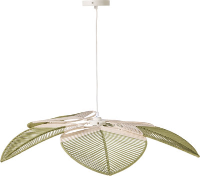 Lampade a sospensione Casablanca - lampadario foglie verdi piccola