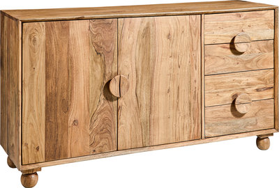 Credenze e madie Rockler - credenza 4 cassetti 2 spotelli