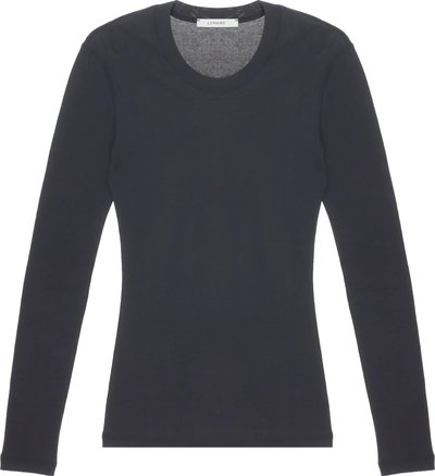 T-shirt Rib Long Sleeve t Shirt To1319lj1016