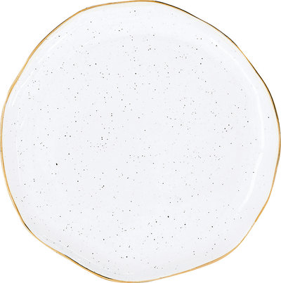 Piatti e sottopiatti Set 6 Piatto in porcellana Ø 16 cm. ARTESANAL WHITE