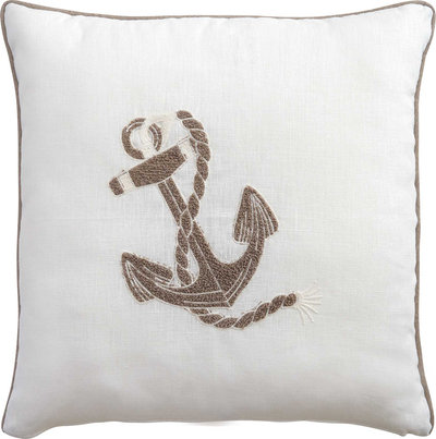 Cuscini e Fodere MILOS Cuscino Arredo, Bianco, 45x45
