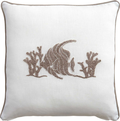 Cuscini e Fodere PAROS Cuscino Arredo, Bianco, 45x45