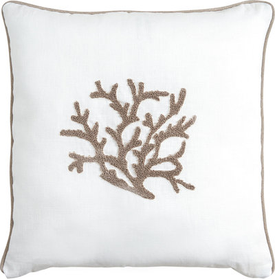 Cuscini e Fodere ZANTE Cuscino Arredo, Bianco, 45x45