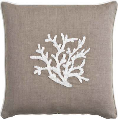 Cuscini e Fodere ZANTE Cuscino Arredo, Naturale, 45x45
