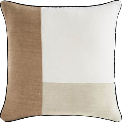 Cuscini e Fodere COUTURE Cuscino arredo Quadrato, Avorio/Safari, 45x45