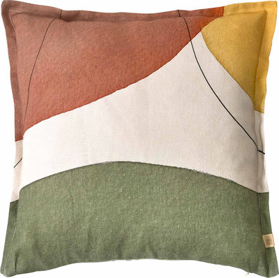 Cuscini e Fodere KANVAS Cuscino arredo quadrato, Tegola, 45x45