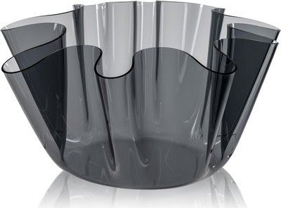 Objets fonctionnels Grand vase drapé fumé