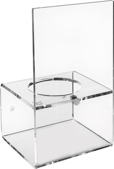 Accessoires Calipso porte-brosse de toilette transparent
