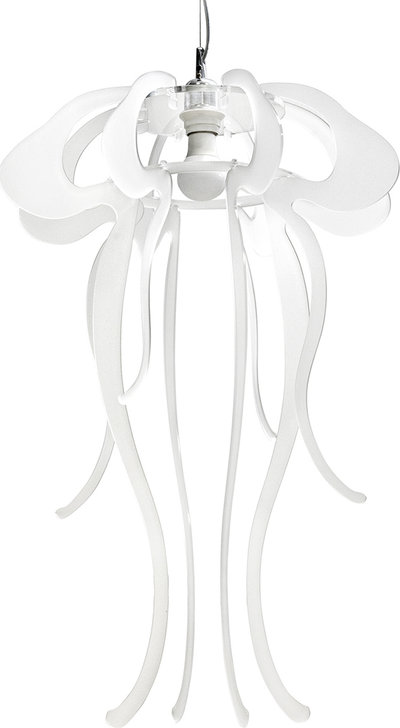 Suspensions et plafonniers Suspension Jelly blanc satiné