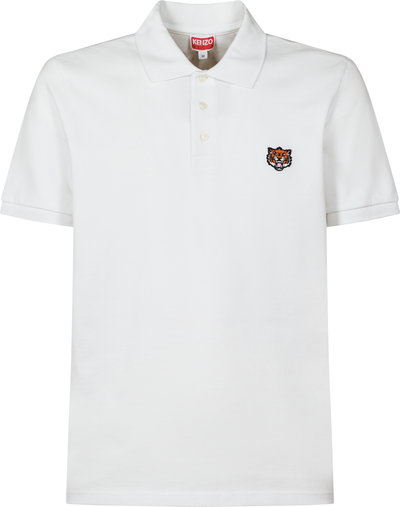 Polo Gots Kenzo Happy Tiger Embroidered Slim Polo